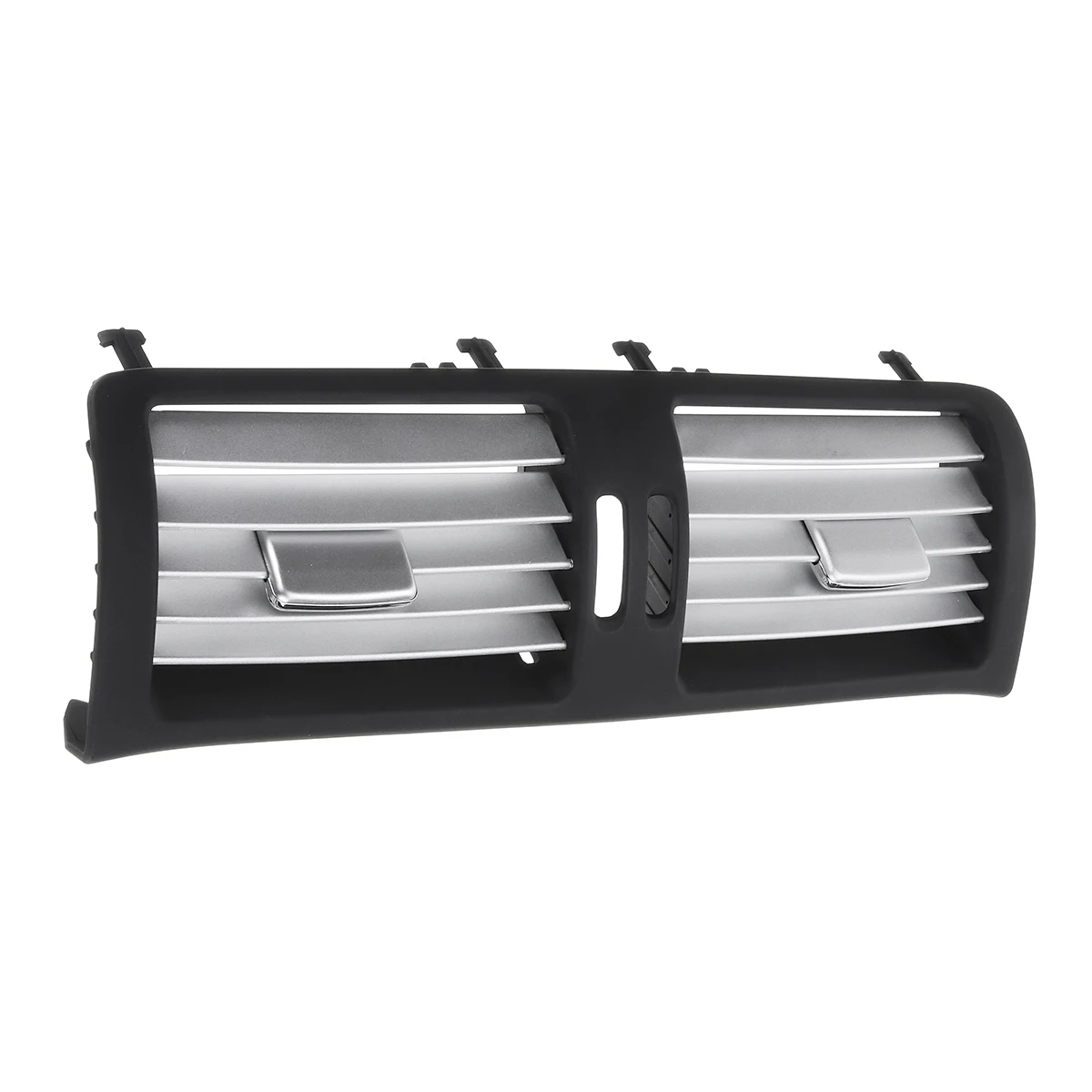 Silver and Black 6-Color Car Front Console Grill Dash AC Air Vent For Mercedes For Benz W251 R280 R300 R320 R350 R500 R63AMG 2006-2013 - Название цвета: Silver and Black