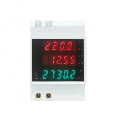 D52 2047 AC80 300V 200 В 450 в 100A 200a Multi functional цифровой din рейку ток напряжение мощность фактор