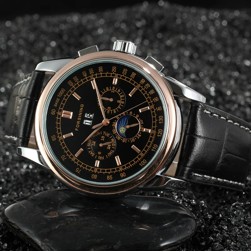 Часы наручные FORSINING мужские автоматические брендовые роскошные механические
