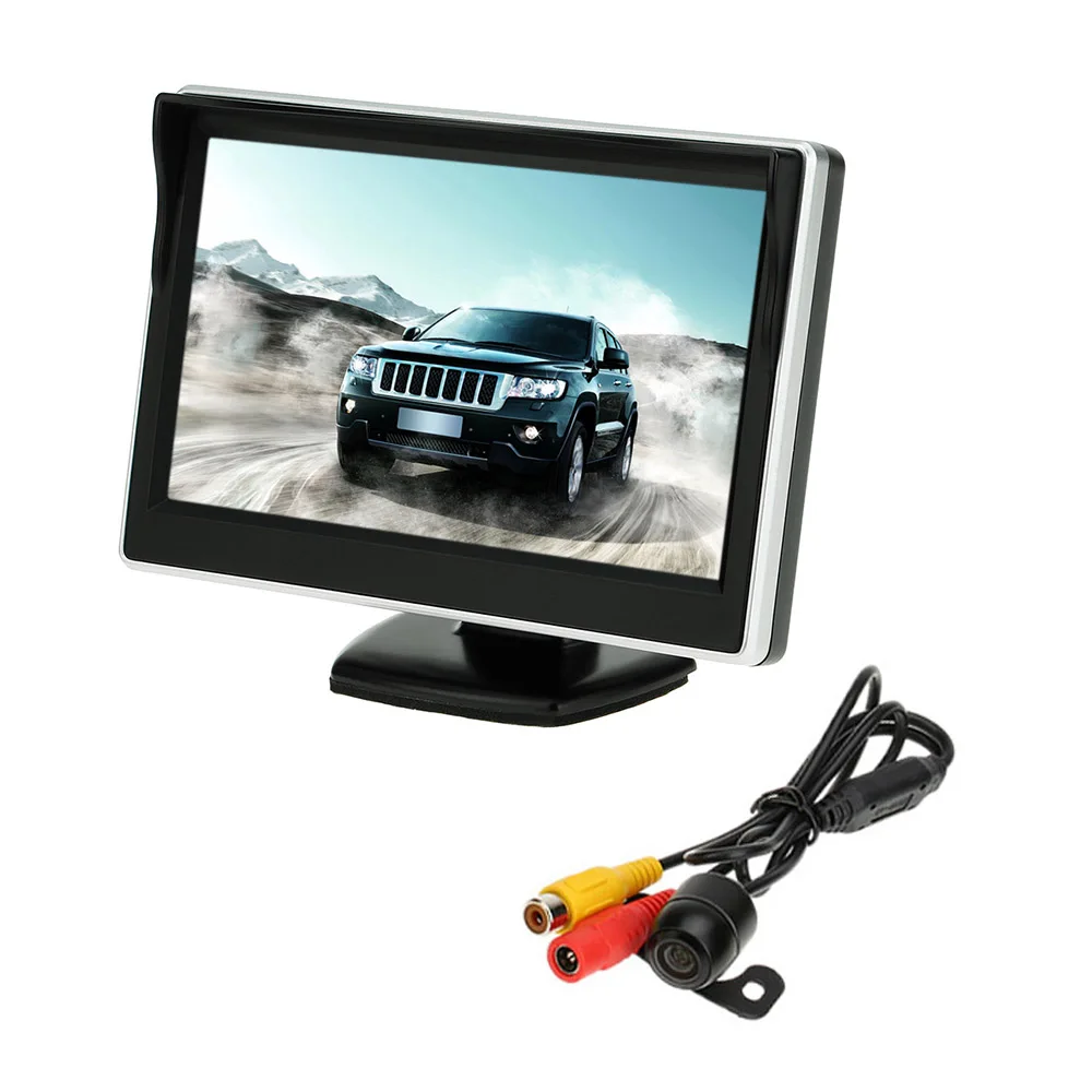 5 &quotTFT LCD автомобильный монитор парковочная помощь Автомобильная камера заднего