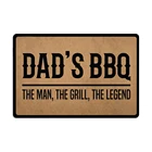 Аксессуары для барбекю мужчин гриль Легенда Вход ДОБРО ПОЖАЛОВАТЬ коврик для дома и улицы резиновый противоскользящий дверной коврик