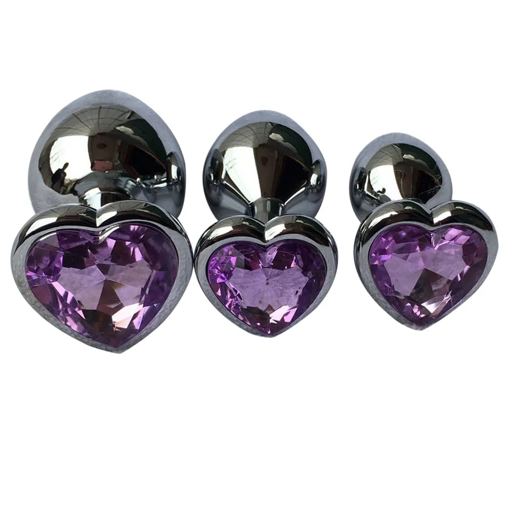 Metal Anal Butt Plug Soft Silicone for men women G-Spot Sex Toys W306 |