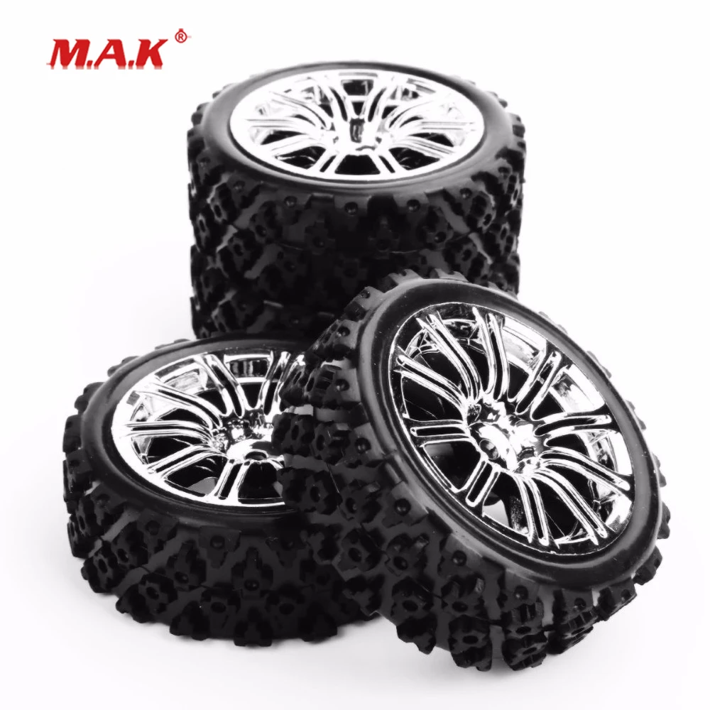 4 шт./компл. 1/10 весы раллийные шины и обода колеса с 6 мм смещение 12 Hex fit HSP HPI RC