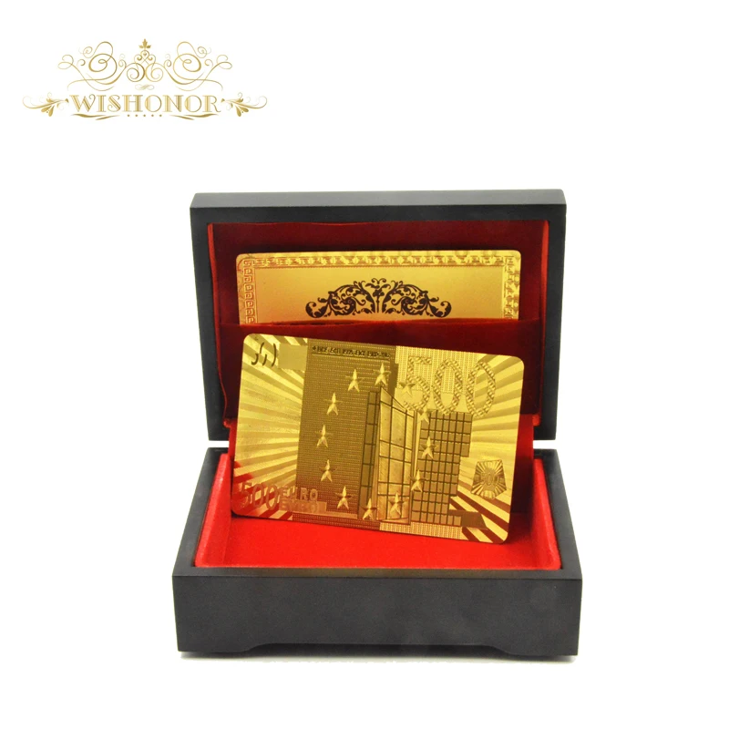 Новые товары 2017 года игральные карты с позолоченными игральными картами из