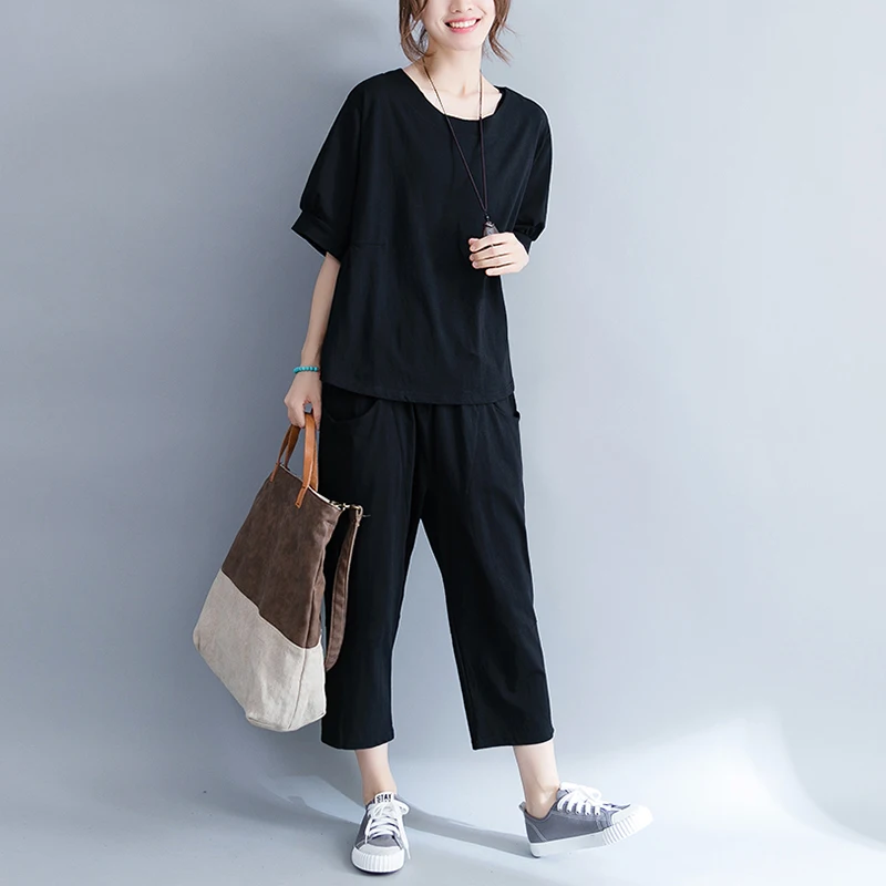 Doornot Oversize комплект из двух предметов летние женские повседневные свободные с