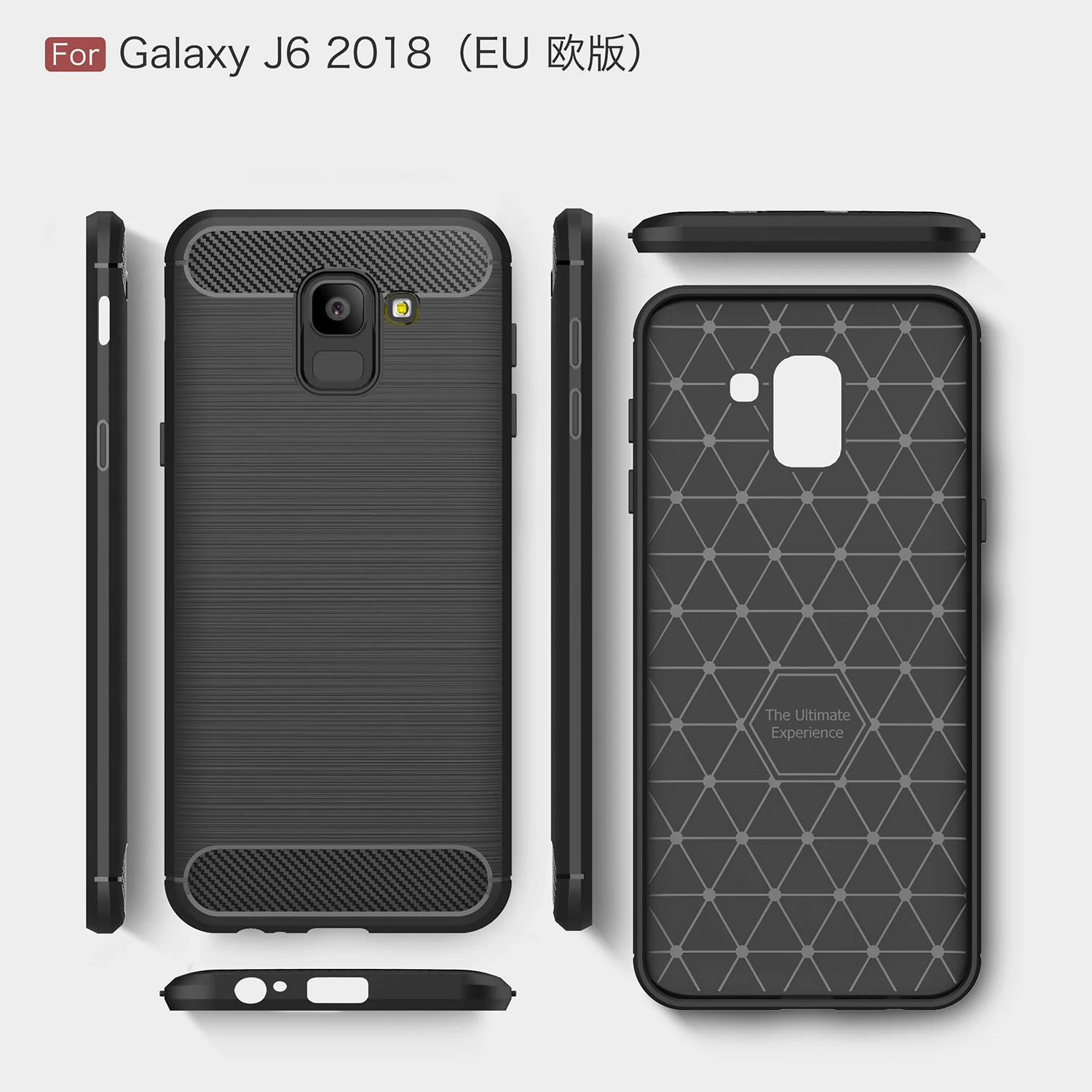 Чехол Wolfsay для Samsung Galaxy J6 2018 ударопрочный резиновый силиконовый чехол J6|Бамперы| |