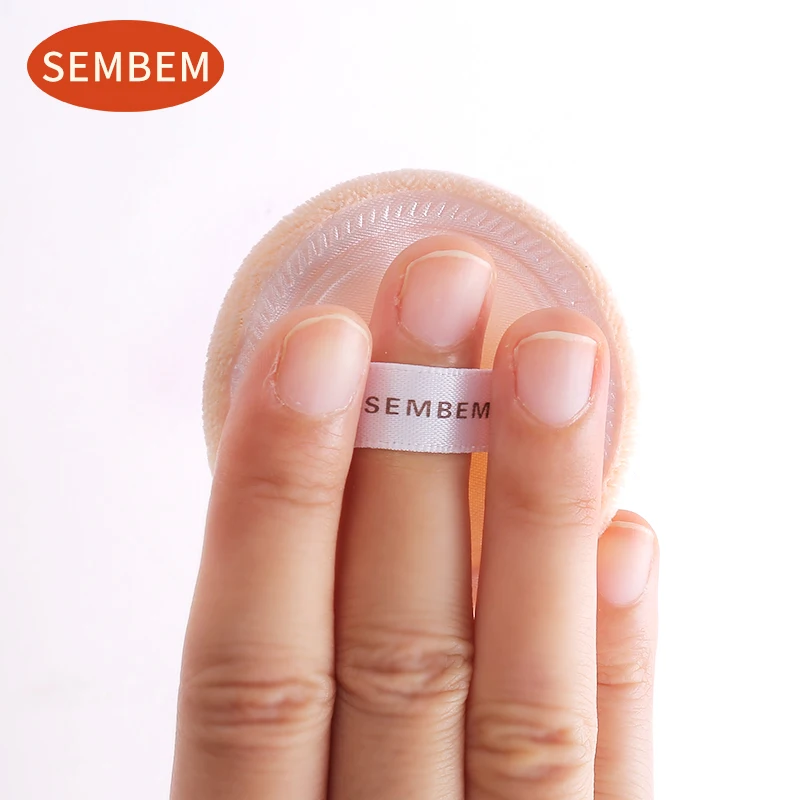 SEMBEM 2 шт. хлопковый косметический порошок мягкий круглый спонж для макияжа