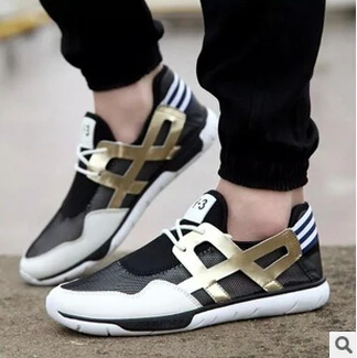 2015 summer new men sneakers with recreational shoe breathable mesh cloth surface movement men's shoes size 39-44 yards | Спорт и