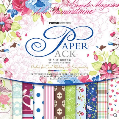

27sheets/pack,12 inch colorful flower tea Scrapbook Paper origami paper DIY Gift Wrapping cardstock making background Deco Craft