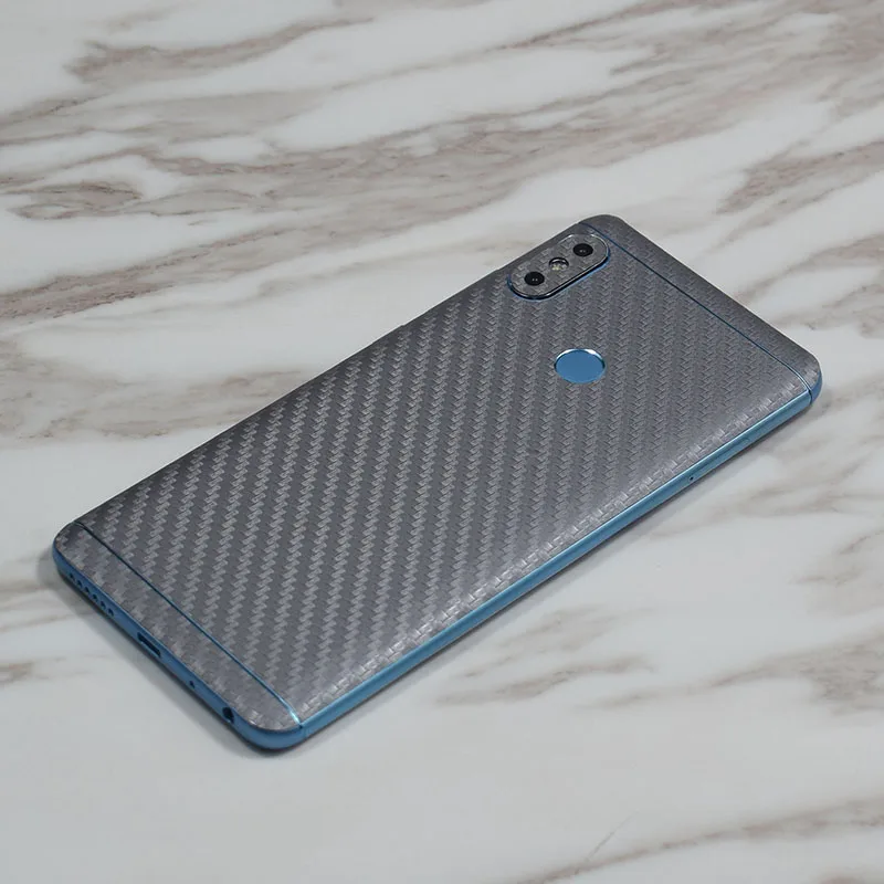 Задняя пленка для Xiaomi Redmi Note 5, наклейка из углеродного волокна, защитная пленка для экрана, Защитная пленка для Xiaomi Redmi Note 5 - Цвет: Gray
