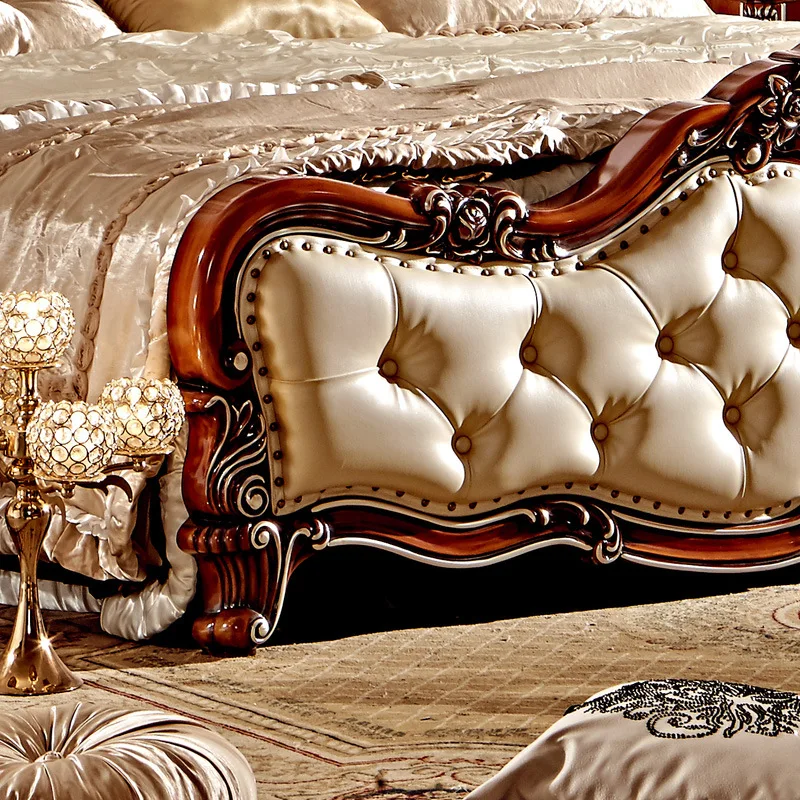 Двойная спальня в европейском стиле с прикроватным столиком комплект туалетного