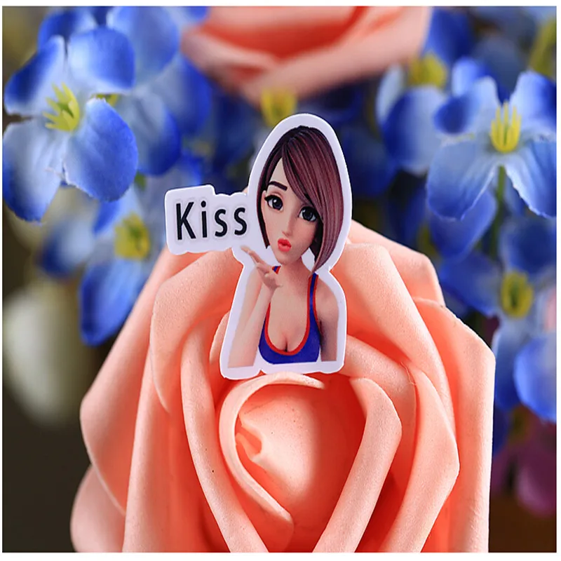 40 шт. креативные милые самодельные маленькие розовые наклейки для скрапбукинга