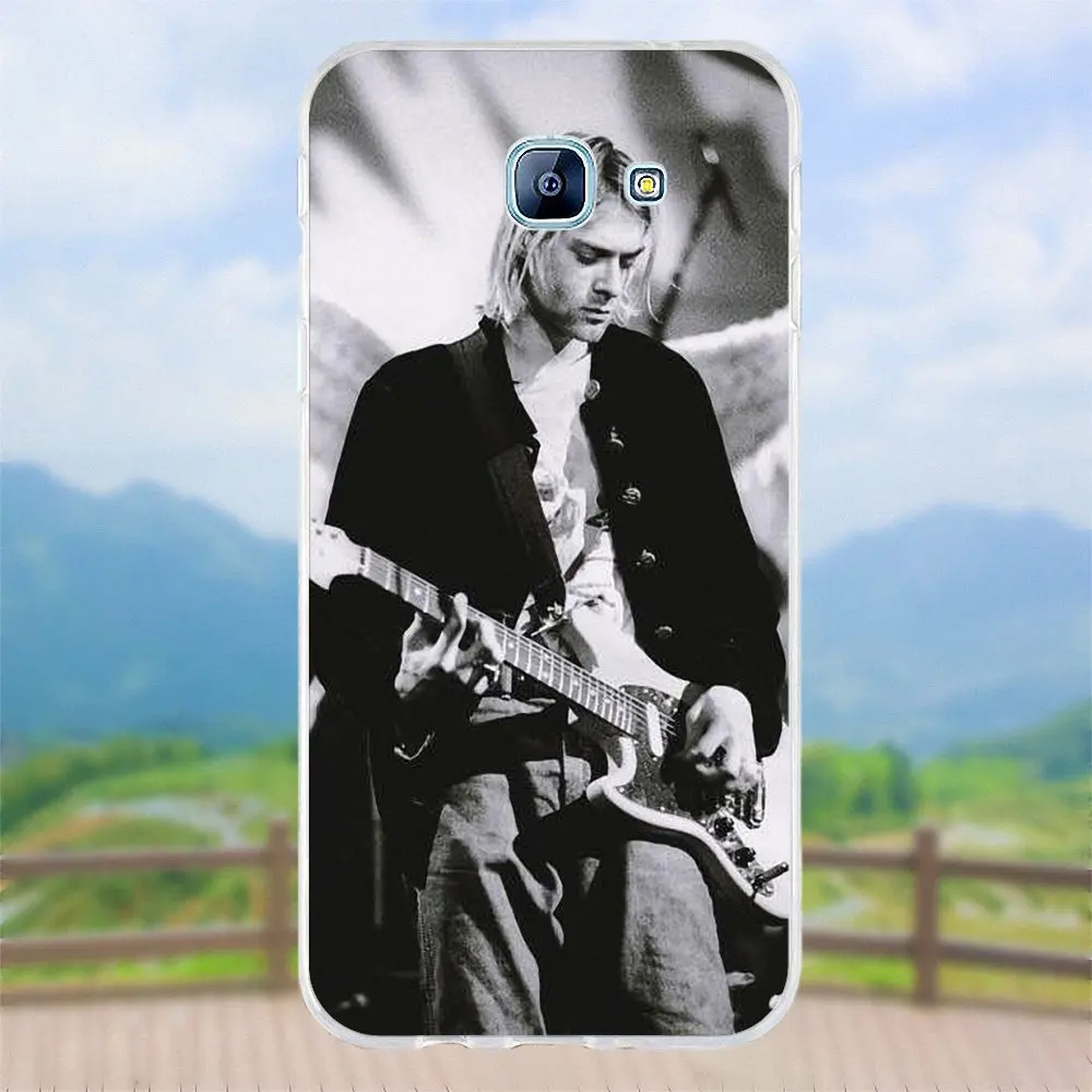 Vvcqod для samsung Galaxy A3 A5 A7 J1 J2 J3 J5 J7 2015 2016 2017 ТПУ чехлы накладки Nirvana Kurt Cobain фотосъемки в