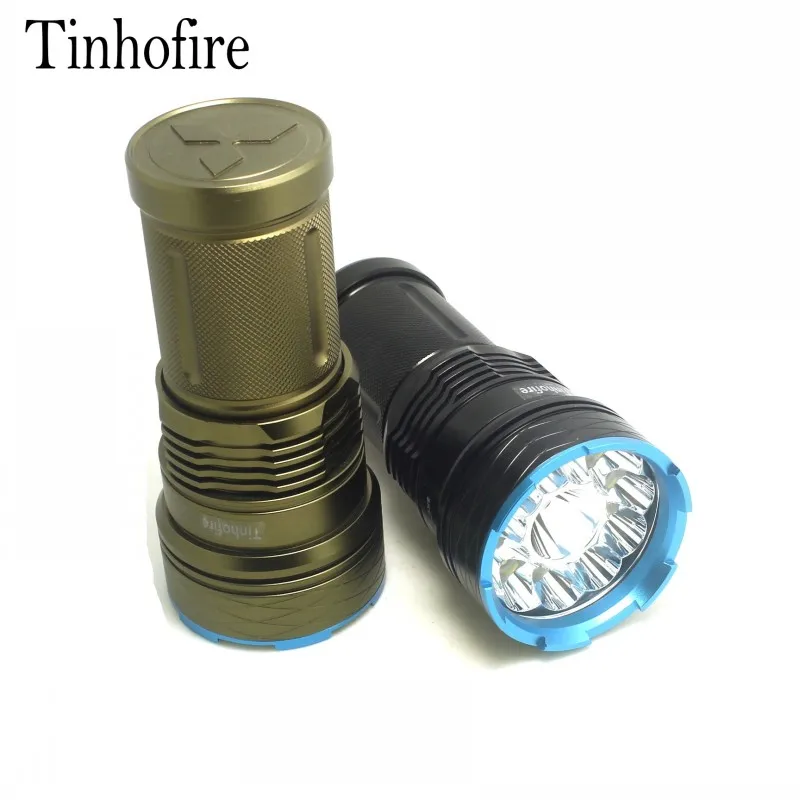 Tinhofire 20000 люмен King 12T6 светодиодные лампы 12 х Cree xm-l T6 светодиодный фонарик с Батарея