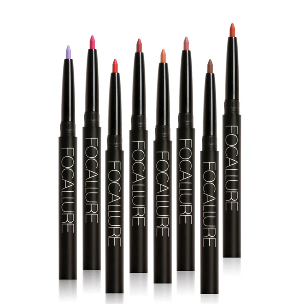 Модные женские туфли Красота для губ Lip pencil длительный леди Макияж инструмент