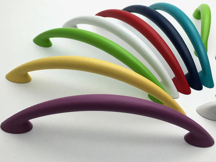 Ручки дверные цветные из цинкового сплава 64 мм|wardrobe knobs|knobs pullshandle kitchen |