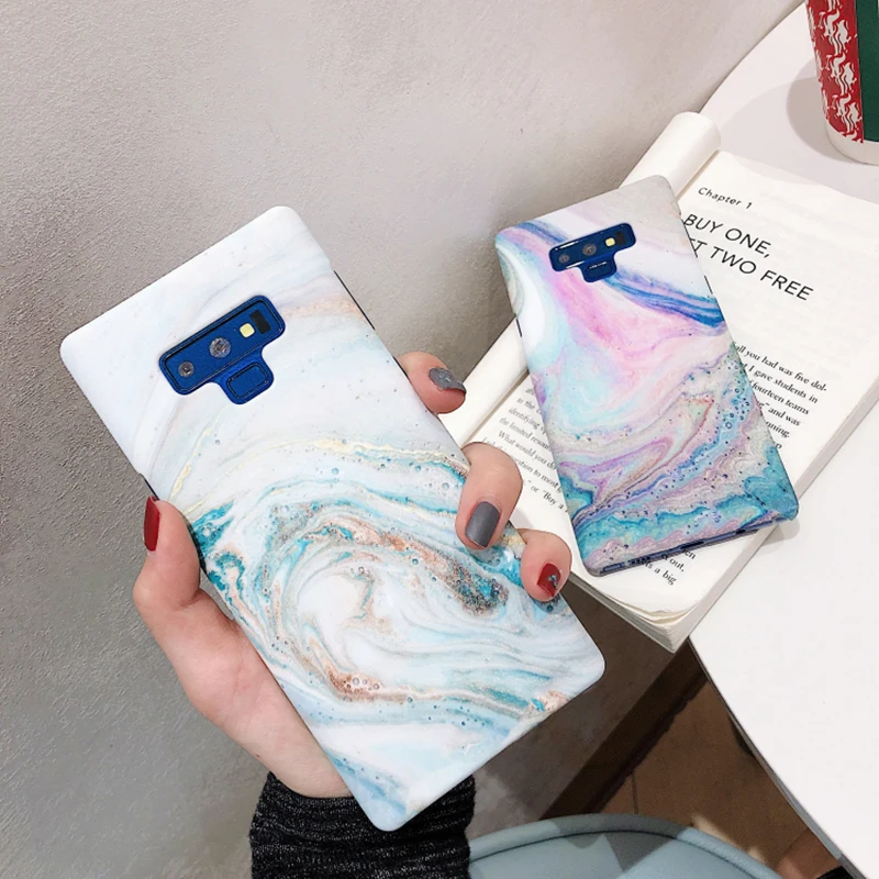 Yhbbcases красочные Мрамор чехол для samsung S8 Чехлы модный фон детских фото в стиле