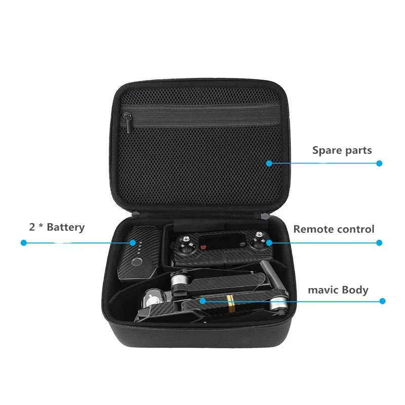 Mavic Pro Сумка drone чехол сумка через плечо сумки из натуральной кожи Поддержка для GoPro hero 6/5/4/3 камера аксессуары для Радиоуправляемый беспилотный летательный аппарат DJI Mavic
