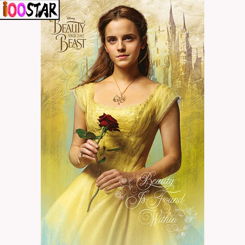 Фото 5D Diy Diamond drawing Beauty and the Beast Belle Princess full square/round Mosaic Rhinestone Embroidery cross stitch Дом и сад 5D Diy Diamond drawing Beauty and the Beast Belle Princess full square/round Mosaic Rhinestone Embroidery cross stitch Дом и сад