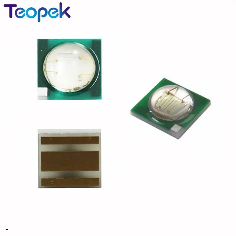 10 шт. 3 Вт 3535 УФ высокомощный светодиодный чип 365nm 380nm 395nm 420nm Ультрафиолетовый DIY с 8