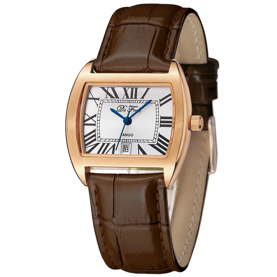 Montre Femme De Feels роскошные женские часы модные повседневные ультра-тонкие женские часы кварцевые наручные часы - Цвет: Коричневый
