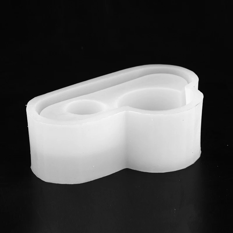 

New Silicone Concrete Flowerpot Mold Handmade Craft Flume Cement Mould