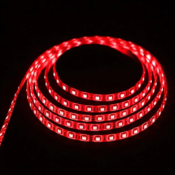 Водонепроницаемая светодиодная лента 24 В 5 м/лот гибкие светодиодные лампы SMD 5050 60