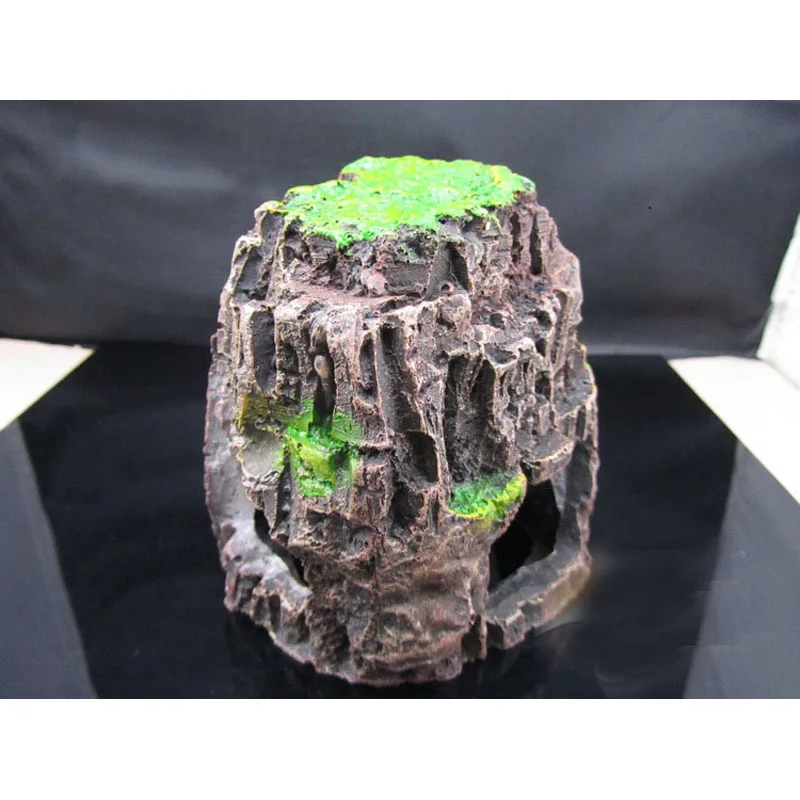 Бесплатная доставка аквариума искусственный камень из смолы пещера-украшение