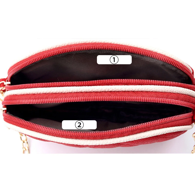 KXYBZ Для женщин сумка моды кисточкой Crossbody для клапаном небольшая вишня