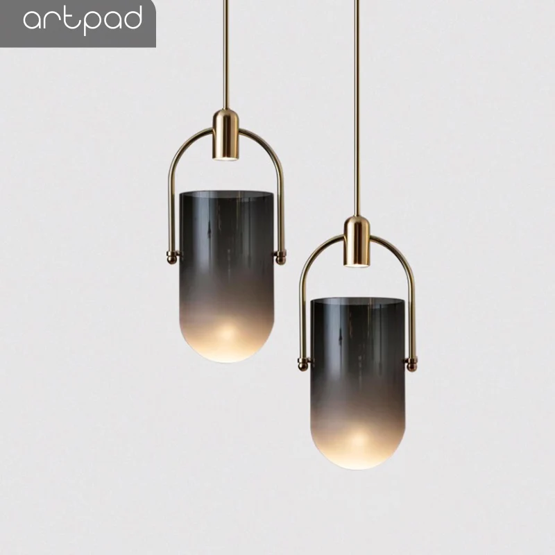 Скандинавский роскошный простой железный подвесной светильник с поворотным