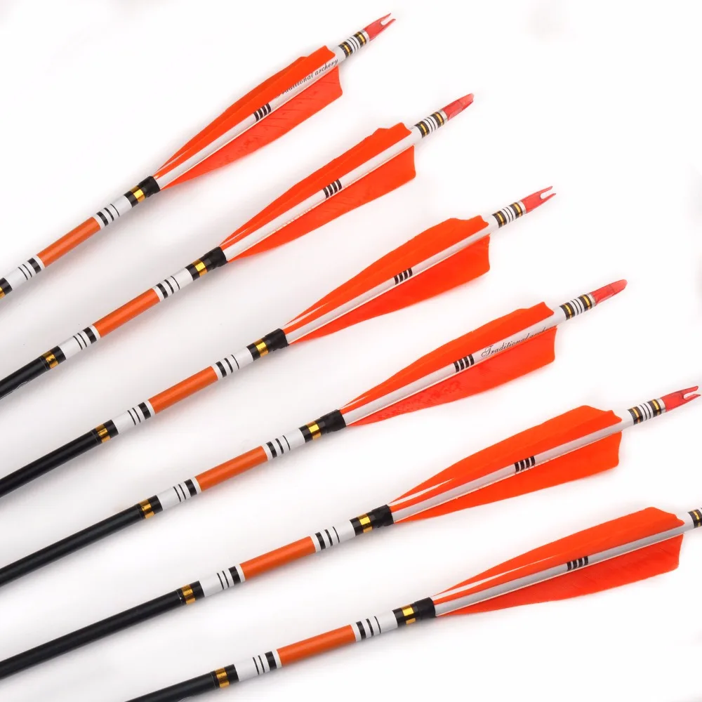 Алюминиевая стрела для стрельбы из лука 30 дюймов 500 стрел OD 7 8 мм со сменными
