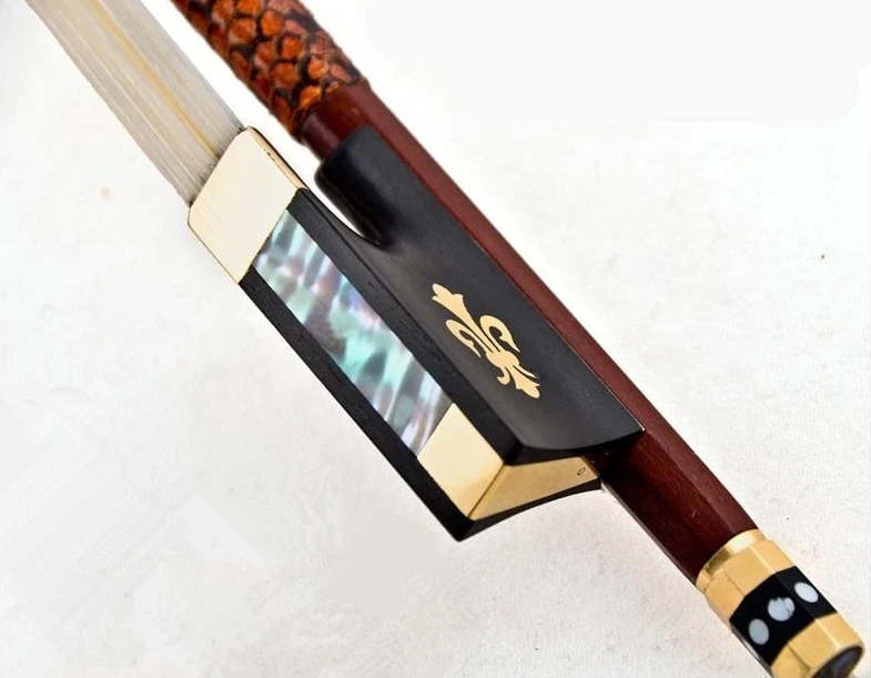 

1pcs violin bow size 3/4 violino brazilwood wood Bow Horse hair violin accessory bow accessories para violino