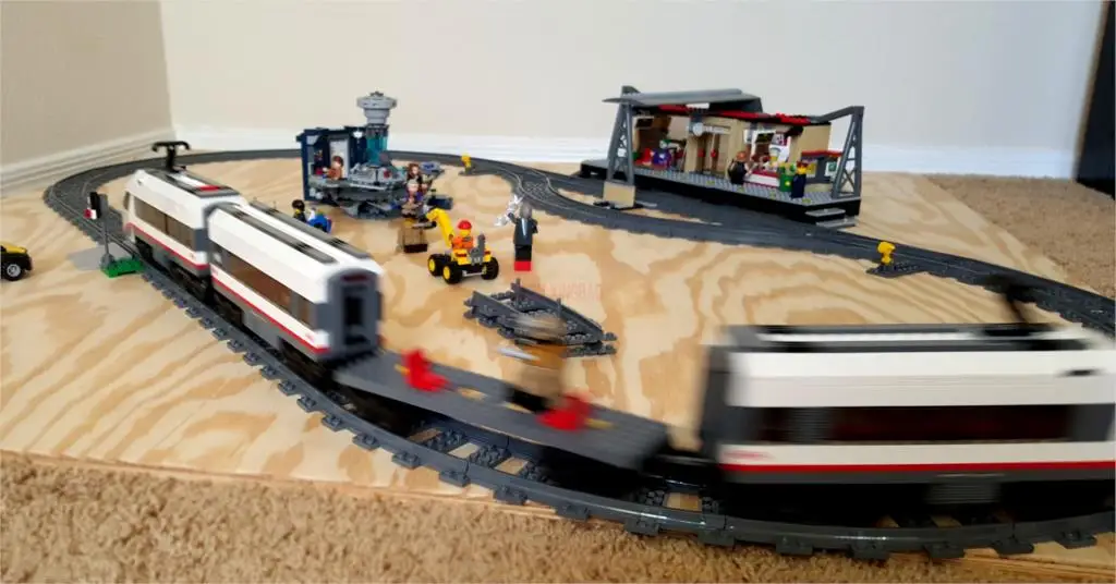 LP 02010 Technic наборы высокоскоростных легковых поездов с дистанционным управлением