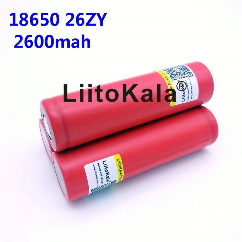 Новинка 100% оригинальный LiitoKala для Sanyo 18650 2600 мАч литий ионная аккумуляторная