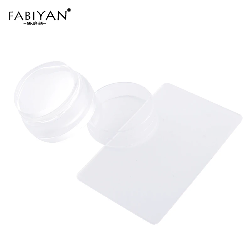 Штамп силиконовый прозрачный для дизайна ногтей 3 5 см|stamping scraper|clear nail art stamperart stamper