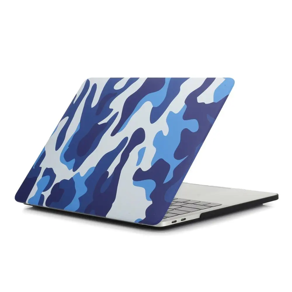 Камуфляжный прорезиненный Матовый Жесткий чехол для Macbook Pro Air 11 &quot13&quot 15 &quotA1465 с
