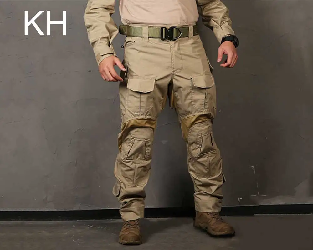KH EMERSONGEAR G3 новые боевые брюки охотничьи военные армейские брюки тактические боевые штаны с наколенниками emerson EM9351 - Цвет: KH