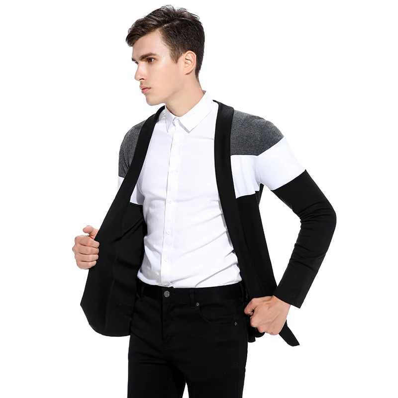 Новинка 2017 популярный мужской Повседневный свитер с длинным рукавом