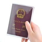 Прозрачная Пластиковая Обложка для паспорта, водонепроницаемый чехол для паспорта