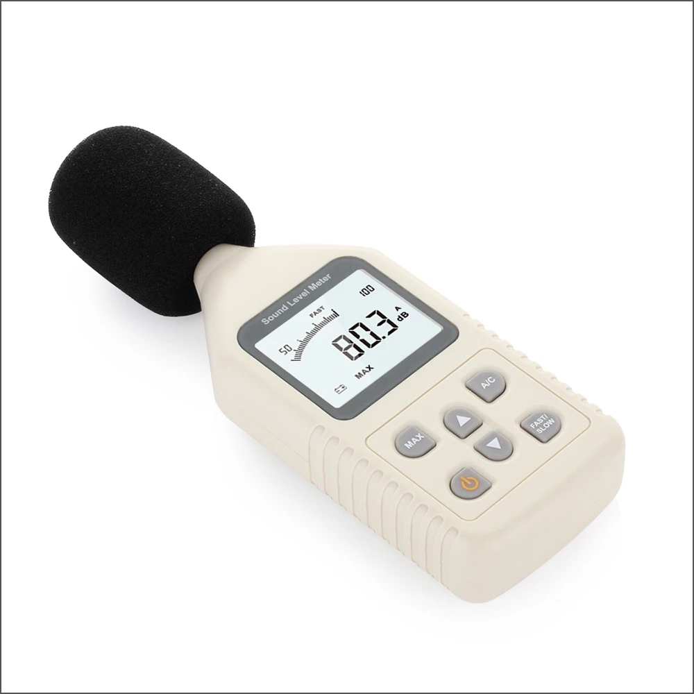 RZ цифровой измеритель уровня звука шума в децибелах ЖК дисплей A/C