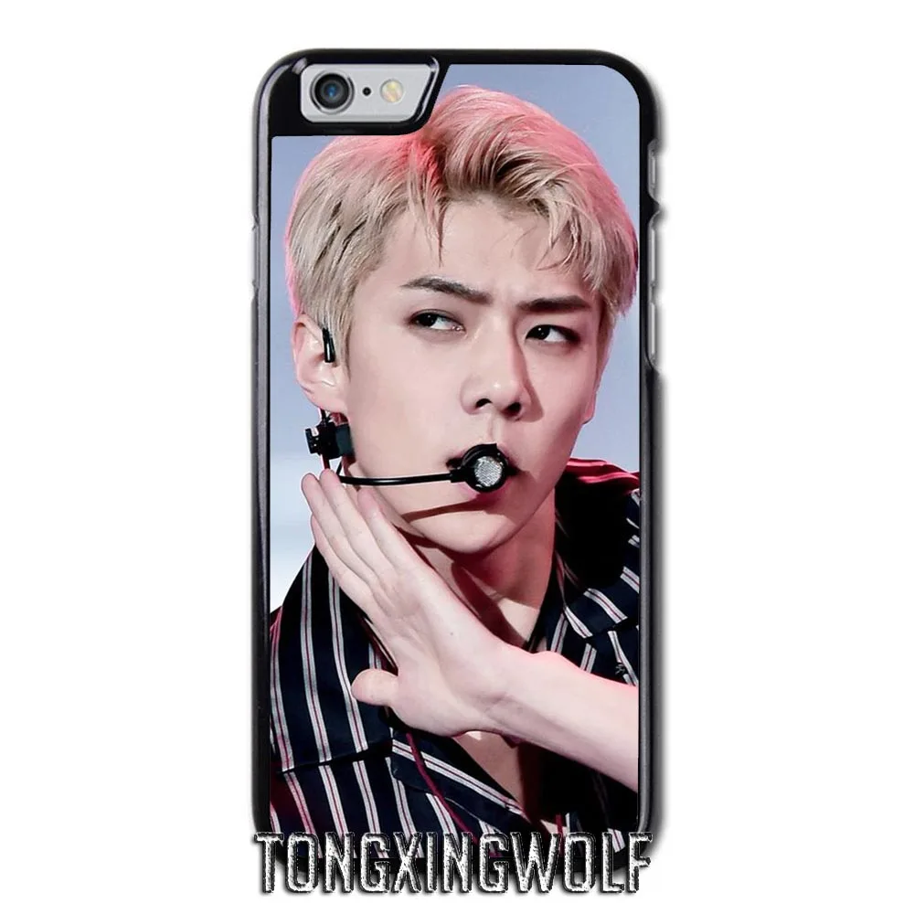 О SE HUN SeHun экзо чехол для iPhone samsung 4S 5S 6 S 7 8 XR XS Max Note 9 S5 S6 S7 край S8 S9 S10 рlus
