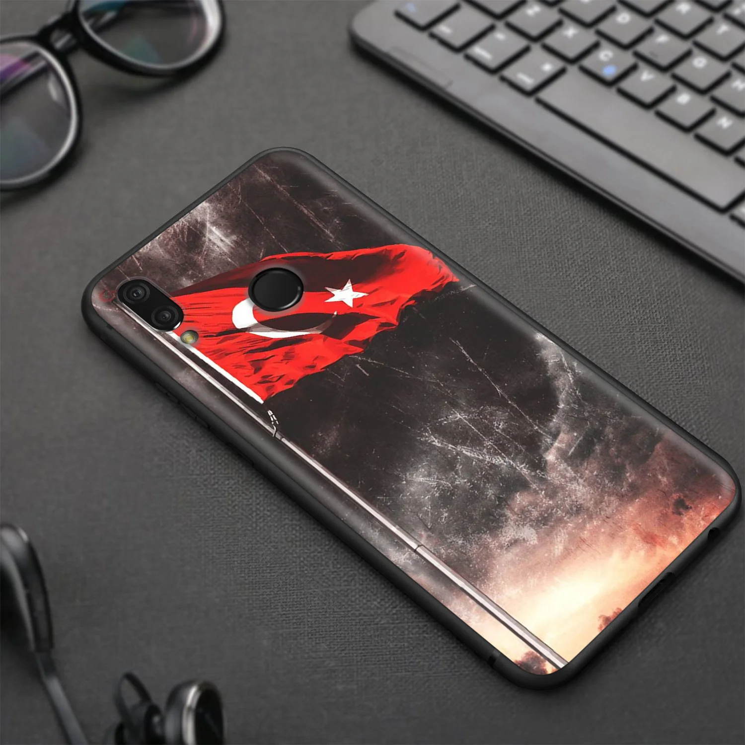Чехол Lavaza с турецким флагом и волком для Huawei P30 P20 P10 P9 P8 Mate 20 10 Pro Lite P Smart 2017 |