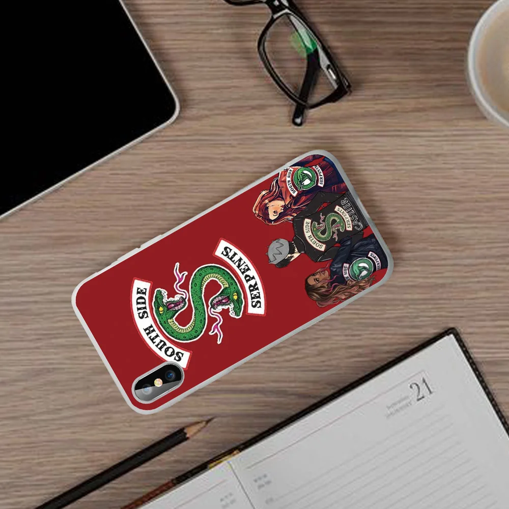 Caseier ривердейл чехол для телефона для iphone 6 6 S 7 8 Plus X XS MAX XR сумки для iphone 10 XR 5 5S SE 6 S 7 8 плюс крышка принципиально Капа чехол