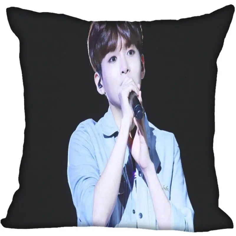 Квадратные шелковые наволочки Kpop с принтом ryeowok Super Junior 40x40 см 35x35 односторонняя