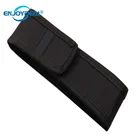 Нейлоновый светодиодный фонарь 18 см, держатель для ремня, чехол-сумка, черный чехол для кемпинга, охоты, аксессуары для освещения