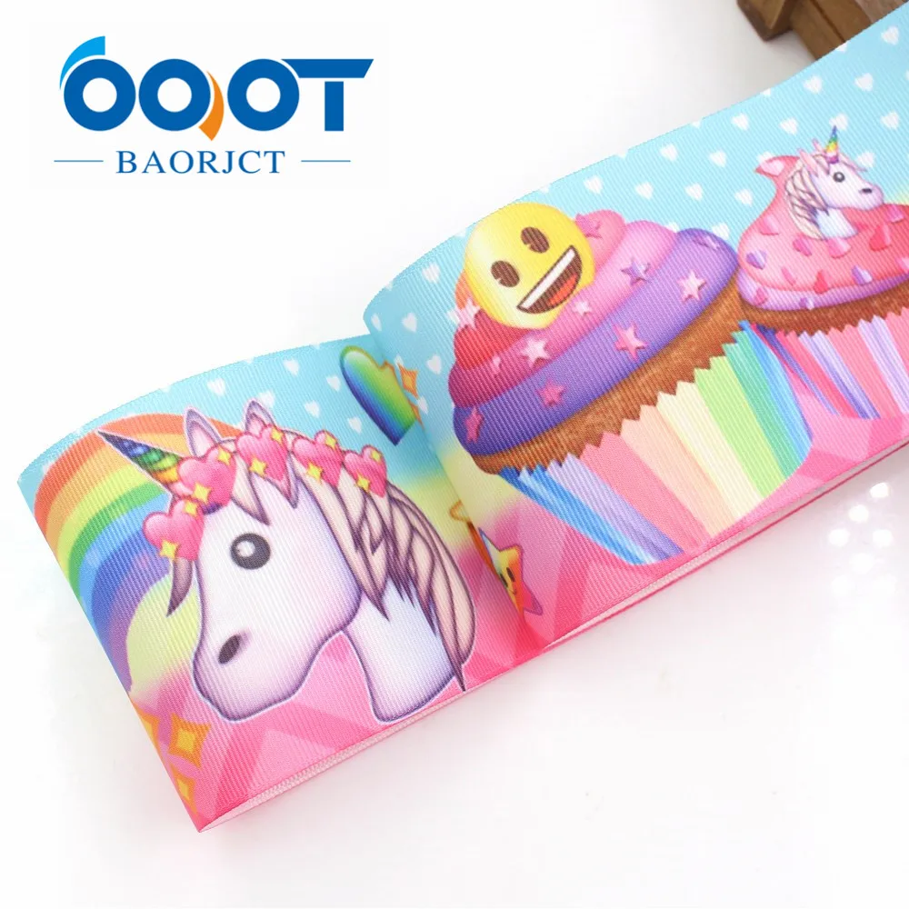 OOOT BAORJCT I 19426 1108 3 &quot 10 ярдов мультфильм торт тепловой передачи печатных grosgrain ленты