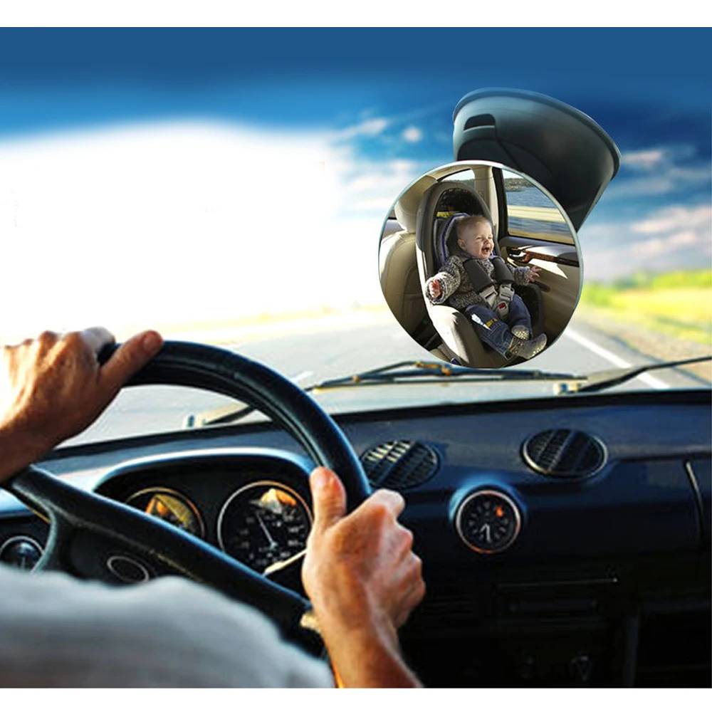 

Universal Car Back Seat Mirror Baby Facing Rear Ward View Headrest Mount Mirror Square Safety Baby Kids Monitor hot selling