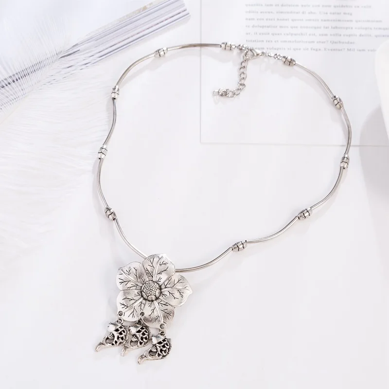 Женское Ожерелье чокер Ethinc длинное ожерелье подвеска в виде рыбы с длинной