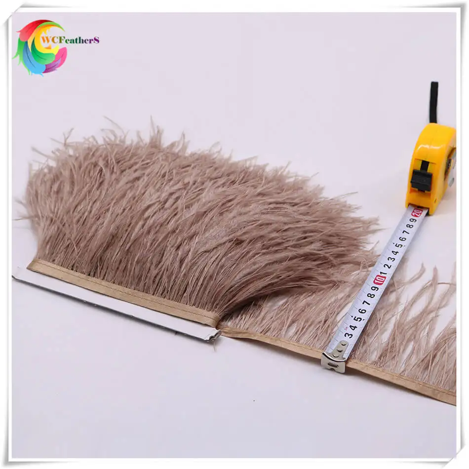 COLOR O16 1 ярд кофр страусиные перья бахрома планки Высота 10-15 см для DIY юбка платье костюм Лента отделка из перьев - Цвет: COLOR O16