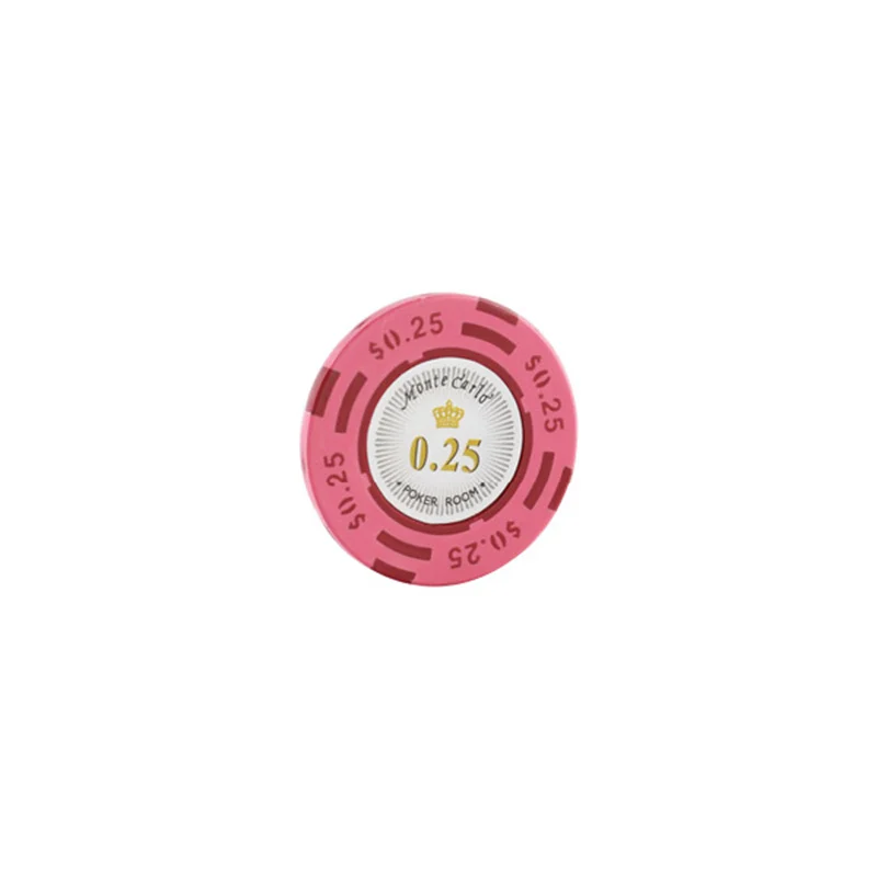 025 yuan face value K8356 25 шт./лот 14 г двойной цвет USD фильм глина Texas Hold'em Чип Покер игральные карты Фишки маджонг баккара монета баккара фишки - Цвет: 025 yuan face value